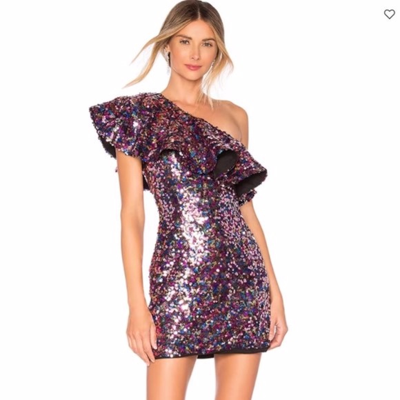 Revolve Majorelle Ariana Sequins Party Mini Dress Small - Picture 1 of 16